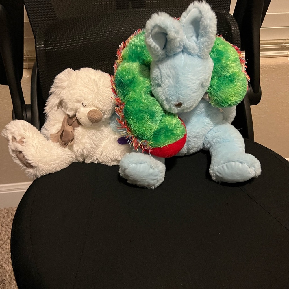 Stuffed Animals including EASTER Bunny.
